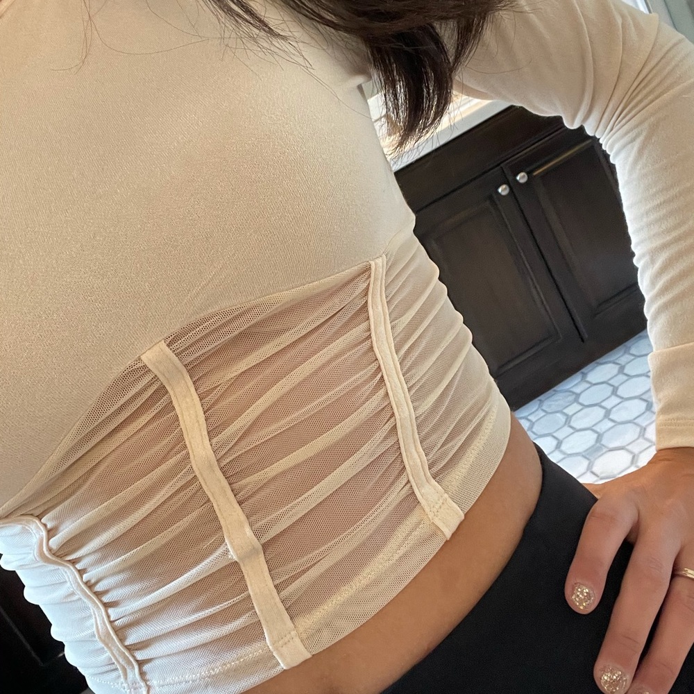 Beige Active Top - Picture 5 of 10